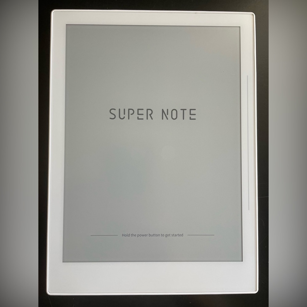 Gently loved Supernote A6X with folio and pen